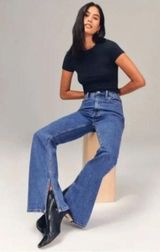 Abercrombie & Fitch The Vintage Flare High Rise Jeans Sz.30 Split Leg Curve Love Photo 0