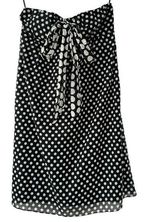 NWT The Limited Black White Polka Dot Halter Strapless Knee Length Dress Size 0 Photo 0