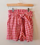 Gingham Paperbag Shorts Photo 0