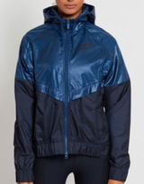 Nike Sportswear Windrunner Full Zip Windbreaker Rain Coat Jacket Blue Womens M Photo 0