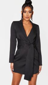 Pretty Little Thing Wrap Blazer Mini Dress Photo 0