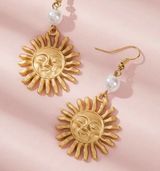 Rise and Shine Earrings Gold Photo 0