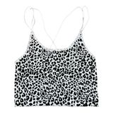 No Boundaries cheetah print ribbed bralette Photo 0