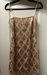 Showpo Gold Sequin Dress Photo 0