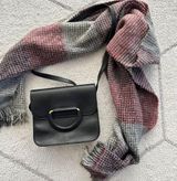 Banana Republic Rad/Gray Check Plaid Large Rectangle Wool/Alpaca Blend Scarf Photo 0