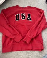 Brandy Melville red USA crewneck Photo 0