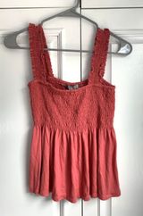 Tilly's Mauve Peplum Top Photo 0