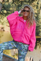 Free People Hit The Slopes Fleece Jacket Photo 0