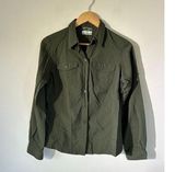 Columbia green button down shirt womens size S hiking outdoors Photo 0