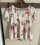 Lucky Brand Flower Blouse Photo 0