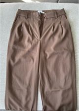 Princess Polly Wide-Leg Trousers Brown Photo 0