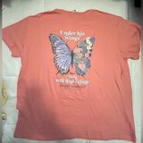 Simply Southern “Under His Wings You Will Find Refuge”. Size XXLarge. Pink Photo 0