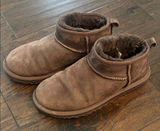 UGG Brown Ultra Mini Suede Boots 7 Photo 0