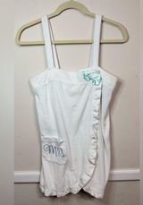 Betsy Johnson | Bridal Mrs Velcro Towel Wrap Dress | Size XS/Small Photo 0