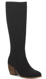 Style & Co Block Heel Black Tall Boots Photo 0