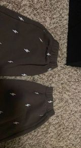 Rylee + cru woman lighting bolt sweat pants Brown Size M Photo 0