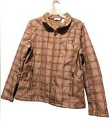 IZOD  Plaid Lightweight Faux Fur Jacket Photo 0