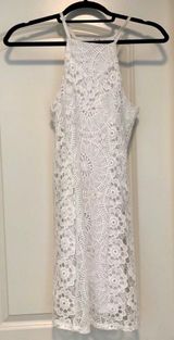 Francesca's White Lace Dress Photo 0