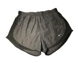 Nike Womens Dri-Fit Tempo Running Shorts Black Gray 831558 Size Large Lined Photo 0