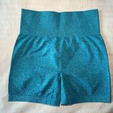 Aoxjox Vital Seamless Biker Shorts, contour High Waist Blue Photo 0