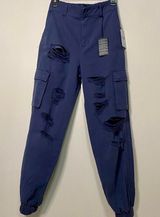 Forever 21 Distressed Cargo Joggers Photo 0