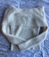Marshall’s Cream Off-The-Shoulder Sweater Photo 0