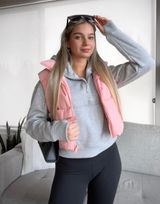 Amazon  Fleece Lined Half Zip Grey Hoodie Photo 0