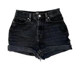 BDG Urban Outfitters black mom hi rise denim shorts classic summer outfit pants Photo 0