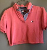 Tommy Hilfiger Cropped Pink Top Photo 0