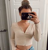 SheIn Long Sleeve Crop Top Photo 0