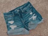 American Eagle Outfitters Jean Shorts High Rise  Photo 0