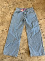Petite Raelynn Washed Low Rise Jeans - Light Blue Photo 0