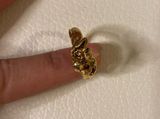 Vintage Gold Tone Men and Women Embraced Women's Ring Size 7 Photo 0