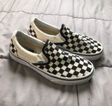 Vans Black Checkered Slip-On Photo 0