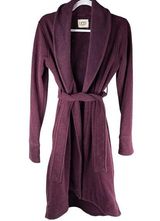 UGG Burgundy red Belted Lounge long sweater Bath Robe Women’s Size Small Photo 0