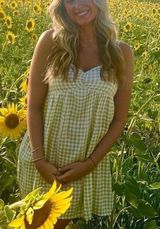 SO Dress Gingham Mini Photo 0