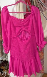 Boutique Pink Dress Size L Photo 0