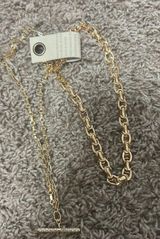 Anthropologie Gold Necklace Layered chain  Photo 0