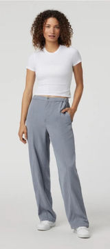 Vuori Coastline Performance Relaxed Pants Women's Sz XS Mallorca Gray Loungewear Photo 0
