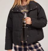 Black Puffer Jacket Photo 0