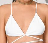 NWOT Free People Intimately Triangle Wrap Around Bralette Photo 0