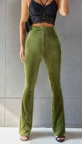 SheIn Velvet Flare Pants Photo 0