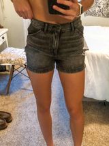 AE Black Jean Shorts Photo 0