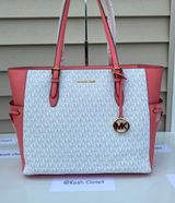 Michael Kors MK Gilly LG Drawstring Tote Grapefruit Photo 0