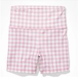 Aerie Gingham Biker Shorts Photo 0