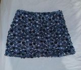 EGO Sequin Flower Mini Skirt Photo 0