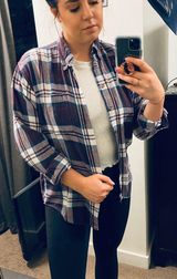 Vintage Flannel Red Size M Photo 0