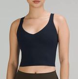 Womens True Navy Align Tank Top size 2 Photo 0