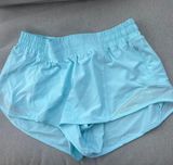 Lululemon Hotty Hot Short 2.5” Icing blue Size 8 Photo 0