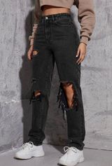 SheIn Black mom Jeans Photo 0